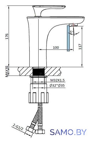 Смеситель Altrobagno Aperto 0120 NeOp - Изображение №10 — Интернет-магазин samo.by