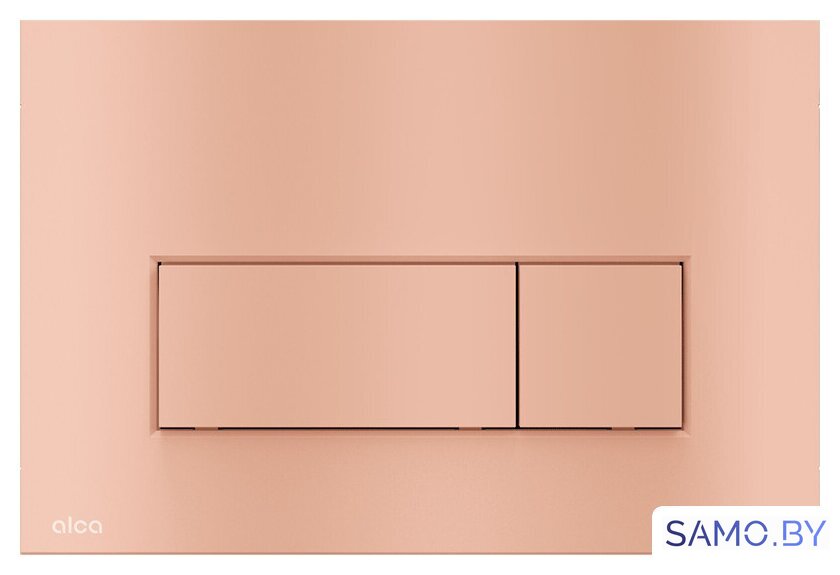 Панель смыва Alcaplast Thin M57-RG-M (red gold-мат) - Изображение №1 — Интернет-магазин samo.by