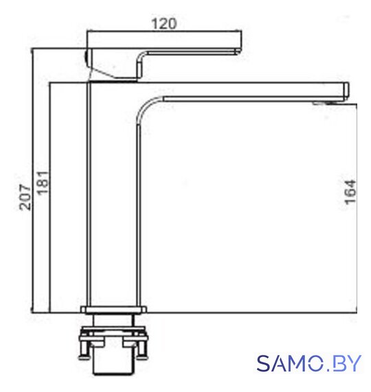 Смеситель Gappo G1018 - Изображение №2 — Интернет-магазин samo.by
