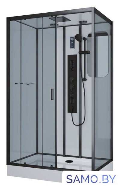 Душевая кабина Niagara NG-6912-01GQL BLACK 120x80x210 (тонированное стекло) - Изображение №1 — Интернет-магазин samo.by