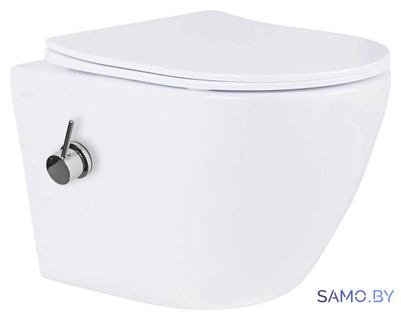 Унитаз подвесной Roxen Antares Bidet в комплекте с инсталляцией StounFix Dual Fresh 6 в 1 966690 (кнопка: бежевый) - Изображение №6 — Интернет-магазин samo.by