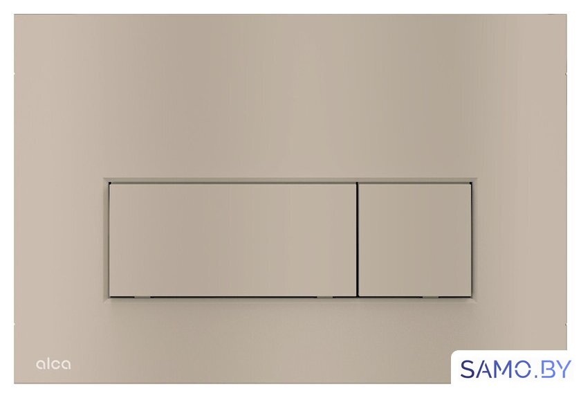 Панель смыва Alcaplast Thin M57-N-M (nickel-мат) - Изображение №1 — Интернет-магазин samo.by