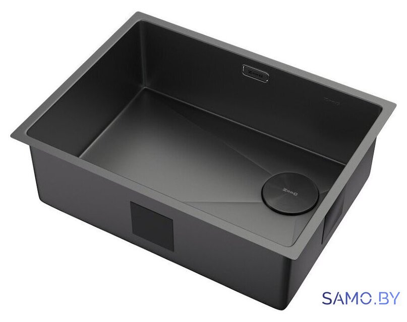 Кухонная мойка ZorG Zerox 59 U / IF Side SF Zurinox PVD Gunblack - Изображение №2 — Интернет-магазин samo.by