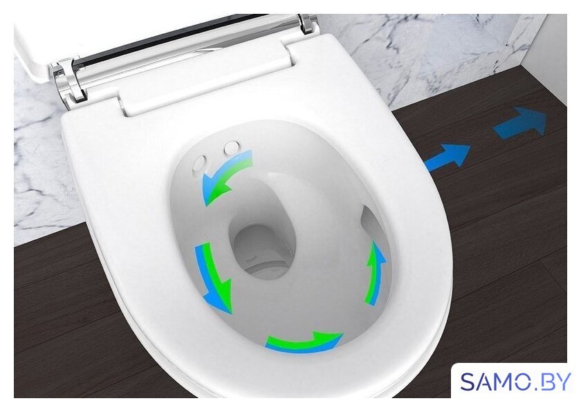 Унитаз подвесной Geberit AquaClean Mera Comfort [146.214.21.1] - Изображение №12 — Интернет-магазин samo.by