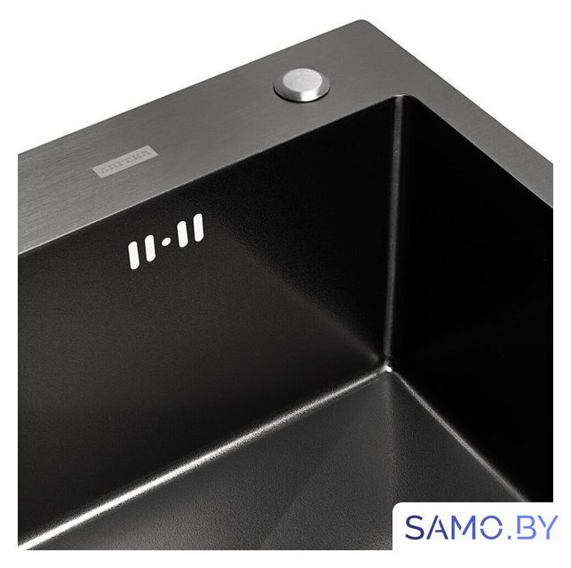 Кухонная мойка ARFEKA ECO AR мойка 500*500, коландер F, дозатор BLACK DECOR VOLCANIC - Изображение №8 — Интернет-магазин samo.by