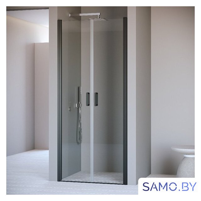Душевая дверь RGW PA-104B 060810406-14 60 (черный/прозрачное стекло) - Изображение №1 — Интернет-магазин samo.by