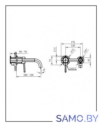 Смеситель Altrobagno Metropoli 010505 OrSp - Изображение №8 — Интернет-магазин samo.by