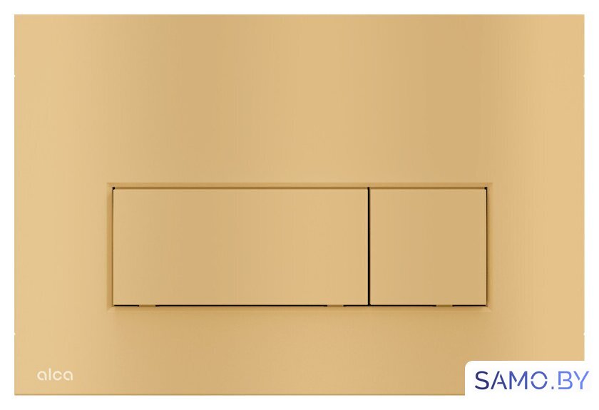 Панель смыва Alcaplast Thin M57-G-M (gold-мат) - Изображение №1 — Интернет-магазин samo.by