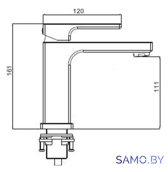 Смеситель Gappo G1017 - Изображение №4 — Интернет-магазин samo.by