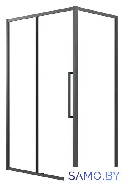 Душевой уголок Grossman Cosmo 100x80x195 120.K33.02.1080.21.00 (черный матовый/прозрачное стекло) - Изображение №1 — Интернет-магазин samo.by