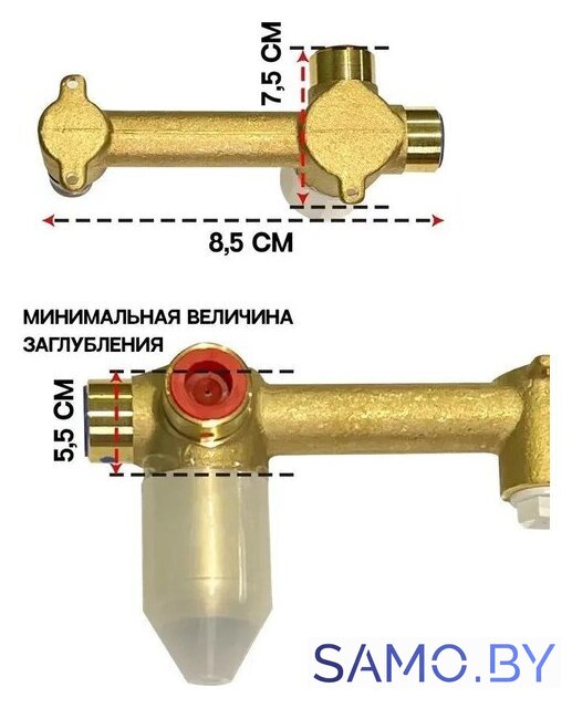 Смеситель Grocenberg GB599 (золото глянец) - Изображение №4 — Интернет-магазин samo.by