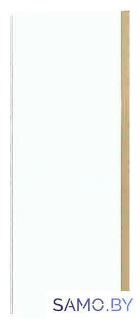 Душевая стенка Grossman Pragma 80x195 200.K33.03.80.32.00 (золото сатин/стекло прозрачное) - Изображение №1 — Интернет-магазин samo.by