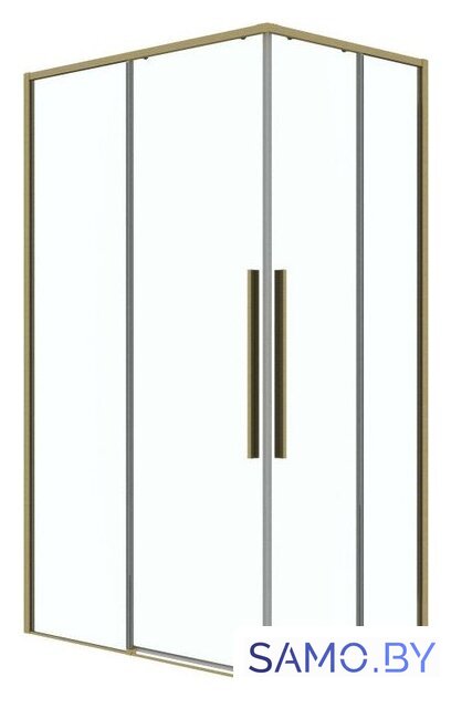 Душевой уголок Grossman Galaxy 120x70x195 300.K33.01.1270.32.00 (золото сатин/прозрачное стекло) - Изображение №1 — Интернет-магазин samo.by
