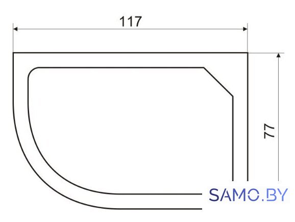 Душевая кабина Niagara NG-1903-01R 120x80 (правая) - Изображение №4 — Интернет-магазин samo.by