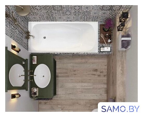 Ванна VagnerPlast Aronia 150х70 (с каркасом) - Изображение №5 — Интернет-магазин samo.by