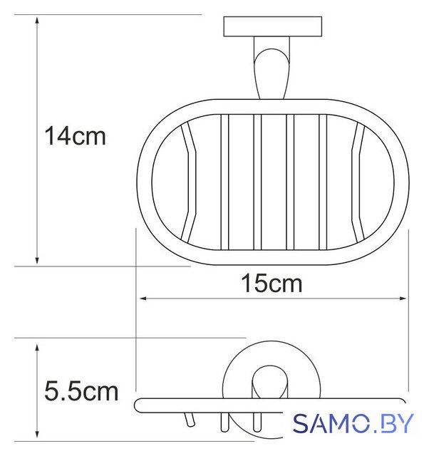 Мыльница Wasserkraft Rhein K-6269 - Изображение №3 — Интернет-магазин samo.by