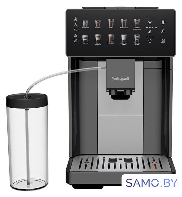 Кофемашина Weissgauff WCM-365 Automatic ColorTouch Cappuccino Nero - Изображение №1 — Интернет-магазин samo.by