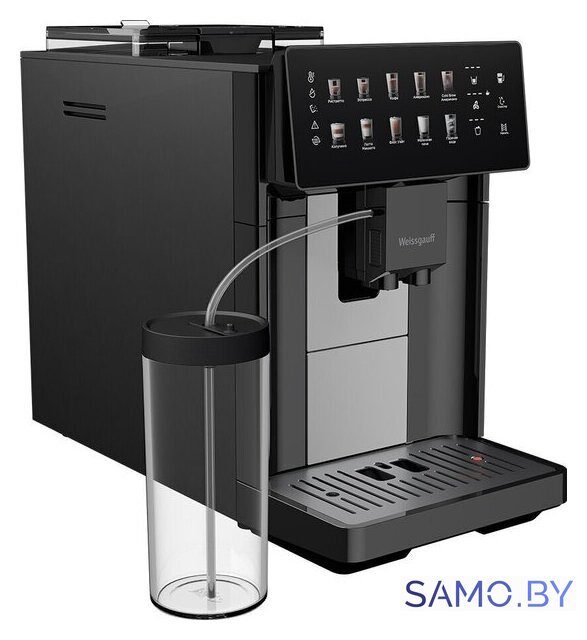 Кофемашина Weissgauff WCM-365 Automatic ColorTouch Cappuccino Nero - Изображение №6 — Интернет-магазин samo.by
