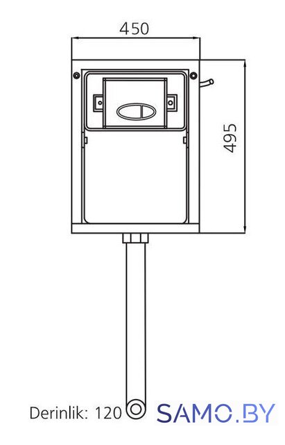 Инсталляция для унитаза SantiLine SL-05 - Изображение №2 — Интернет-магазин samo.by