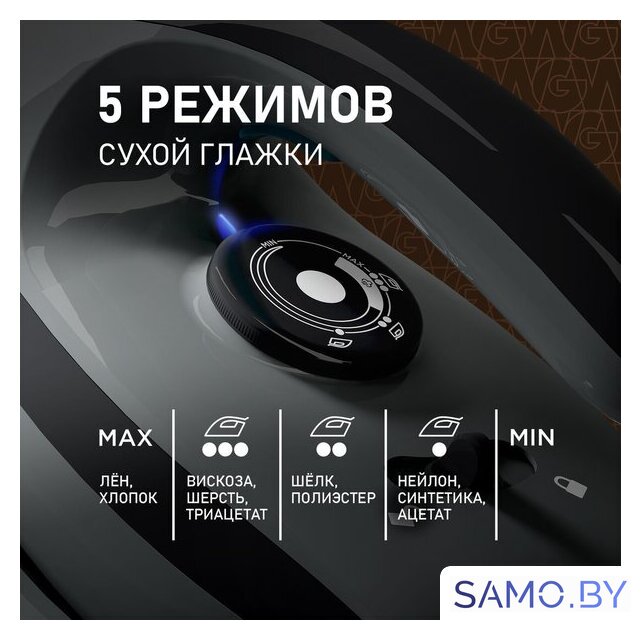 Утюг Weissgauff WSS 301 DPB Turbo Steam Pro - Изображение №19 — Интернет-магазин samo.by