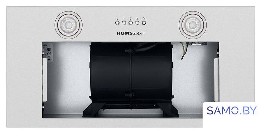Кухонная вытяжка HOMSair Camelia Power 60 (нержавеющая сталь) - Изображение №5 — Интернет-магазин samo.by