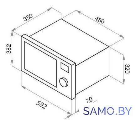 Микроволновая печь MAUNFELD XBMO202S - Изображение №2 — Интернет-магазин samo.by