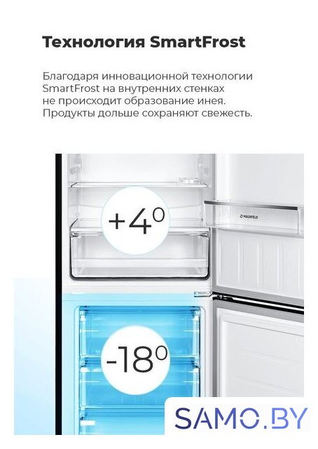 Холодильник MAUNFELD MFF176SFW - Изображение №14 — Интернет-магазин samo.by