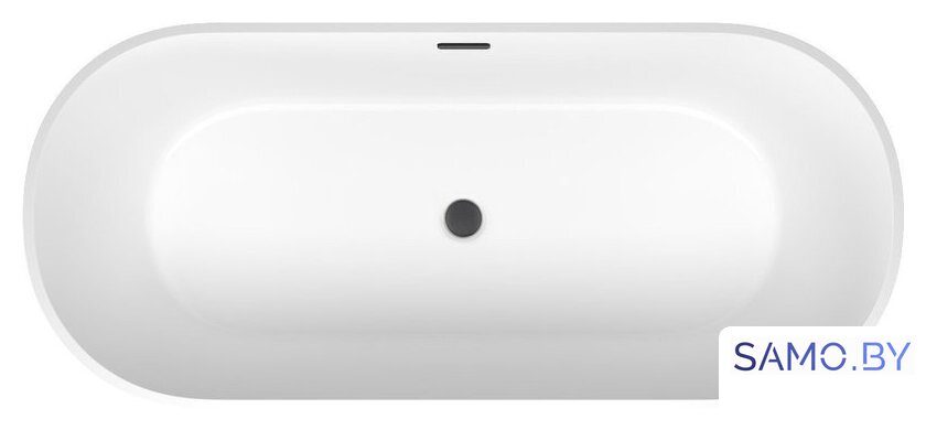 Ванна Wellsee Shell 140x70 28170103R (отдельностоящая ванна белый глянец, экран, ножки, сифон-автомат матовый черный) - Изображение №4 — Интернет-магазин samo.by