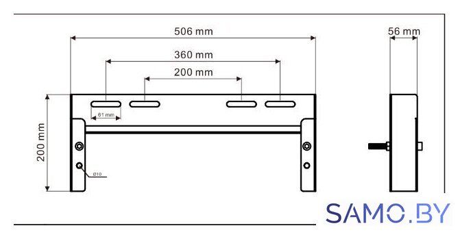 Инсталляция Roxen Double Fix 715850 - Изображение №3 — Интернет-магазин samo.by
