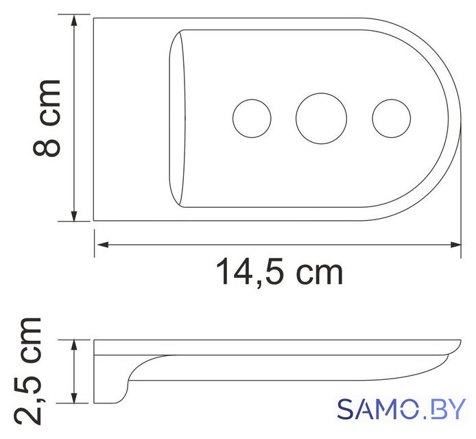 Мыльница Wasserkraft Kammel K-8369 - Изображение №4 — Интернет-магазин samo.by