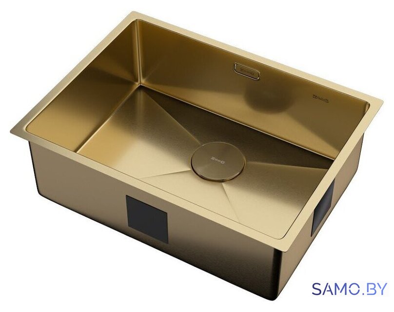 Кухонная мойка ZorG Zerox 59 U / IF PVD Gold - Изображение №2 — Интернет-магазин samo.by