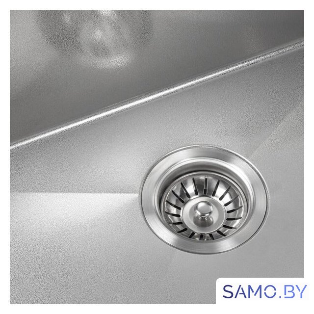 Кухонная мойка ARFEKA ECO AR 700*500 SATIN DECOR VOLCANIC ROCK - Изображение №7 — Интернет-магазин samo.by
