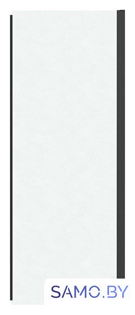 Душевая стенка Grossman Pragma 90x195 200.K33.03.90.21.02 (черный матовый/стекло шиншилла) - Изображение №1 — Интернет-магазин samo.by