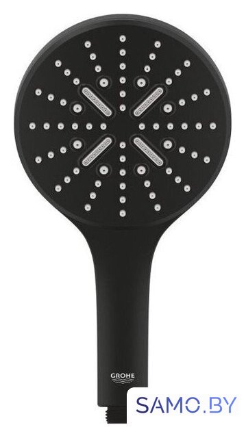 Душевая лейка Grohe Rainshower SmartActive 22127KF0 (черный) - Изображение №4 — Интернет-магазин samo.by