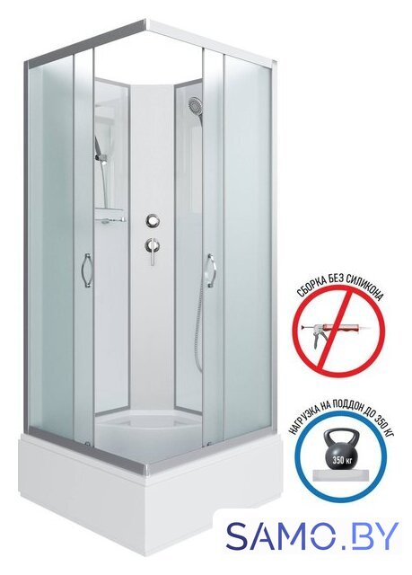 Душевая кабина Niagara NG-1108-14BK 90x90x200 - Изображение №2 — Интернет-магазин samo.by
