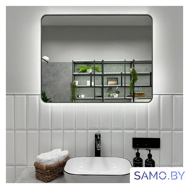  Roxen Зеркало Simon 510205-90AFGM 90x70 (с подогревом) - Изображение №1 — Интернет-магазин samo.by