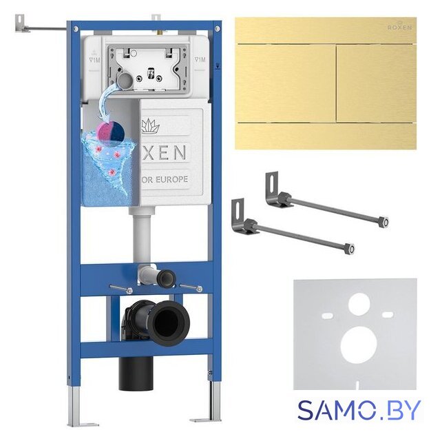 Инсталляция для унитаза Roxen StounFix Dual Fresh 868408 - Изображение №1 — Интернет-магазин samo.by