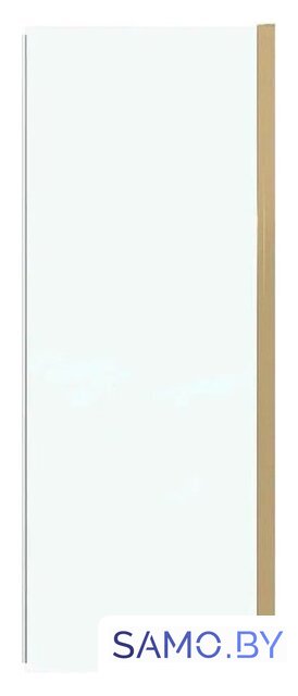 Душевая стенка Grossman Pragma 90x195 200.K33.03.90.32.00 (золото сатин,стекло прозрачное) - Изображение №1 — Интернет-магазин samo.by