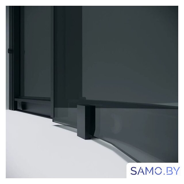 Душевой уголок Grossman Cosmo 100x100x195 301.K33.02.1010.21.10 (черный матовый/тонированное стекло) - Изображение №5 — Интернет-магазин samo.by