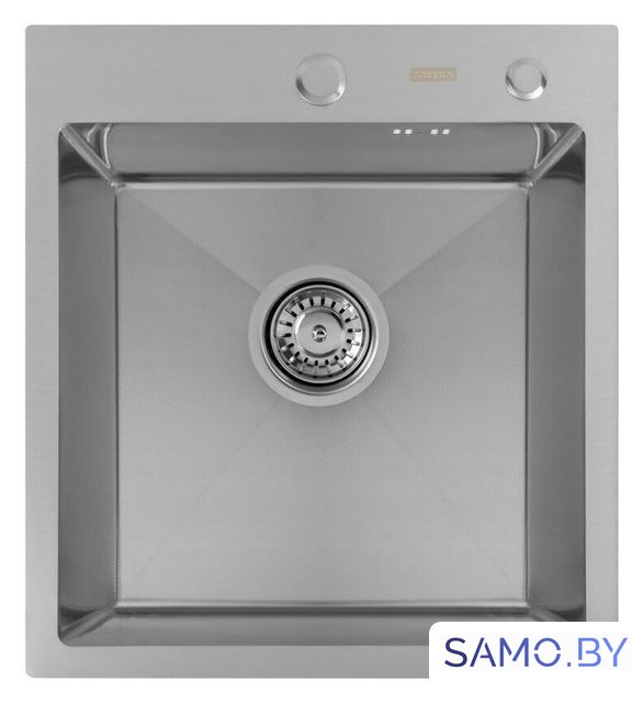 Кухонная мойка ARFEKA ECO AR мойка 450*500, коландер F, дозатор SATIN DECOR MILLET - Изображение №4 — Интернет-магазин samo.by