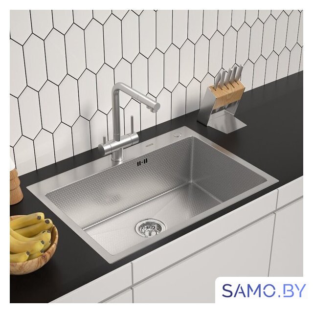 Кухонная мойка ARFEKA ECO AR 700*500 SATIN DECOR - Изображение №1 — Интернет-магазин samo.by