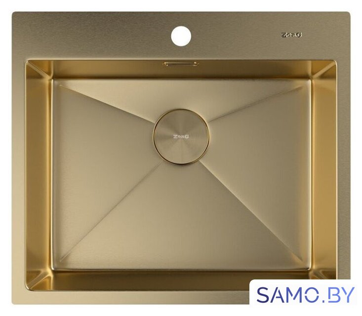Кухонная мойка ZorG Zerox 59 IF PVD Gold - Изображение №3 — Интернет-магазин samo.by