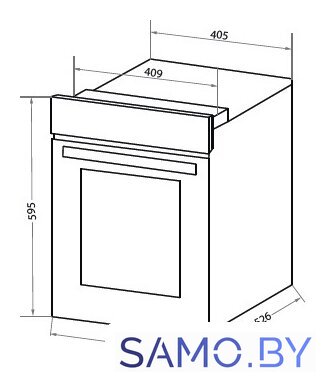 Электрический духовой шкаф HOMSair OEF451WH - Изображение №2 — Интернет-магазин samo.by