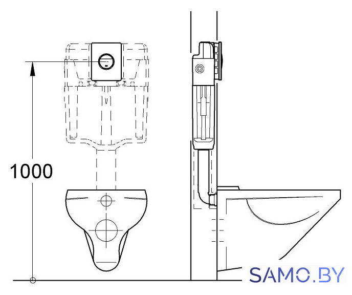 Панель смыва Grohe Nova Cosmopolitan 38765000 (хром) - Изображение №7 — Интернет-магазин samo.by