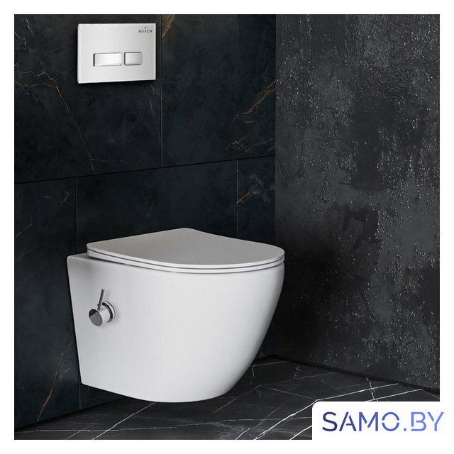Унитаз подвесной Roxen Antares Bidet в комплекте с инсталляцией StounFix Dual Fresh 6 в 1 962866 (кнопка: белое стекло) - Изображение №10 — Интернет-магазин samo.by