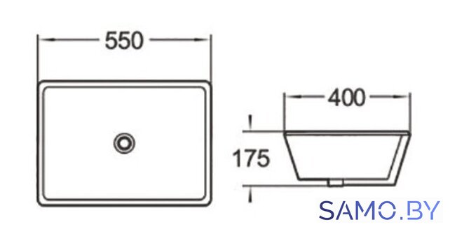 Умывальник SantiLine SL-3004 - Изображение №2 — Интернет-магазин samo.by