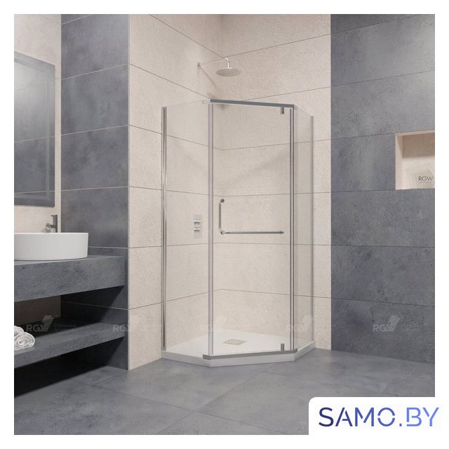 Душевой уголок RGW PA-081 35088188-11 80x80 (хром/прозрачное стекло) - Изображение №1 — Интернет-магазин samo.by