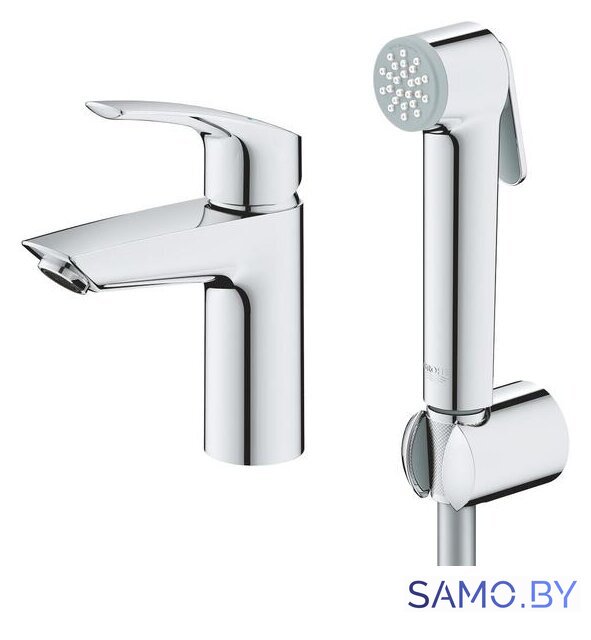 Смеситель с лейкой для биде Grohe Eurosmart 23124003 - Изображение №3 — Интернет-магазин samo.by