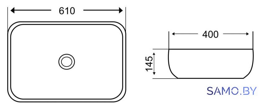 Умывальник WeltWasser Elbach 2143P M805 - Изображение №4 — Интернет-магазин samo.by