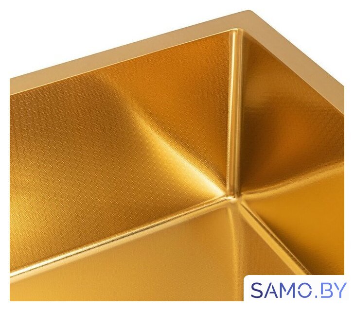 Кухонная мойка ARFEKA ECO AR 700*500 GOLD PVD NANO DECOR - Изображение №5 — Интернет-магазин samo.by